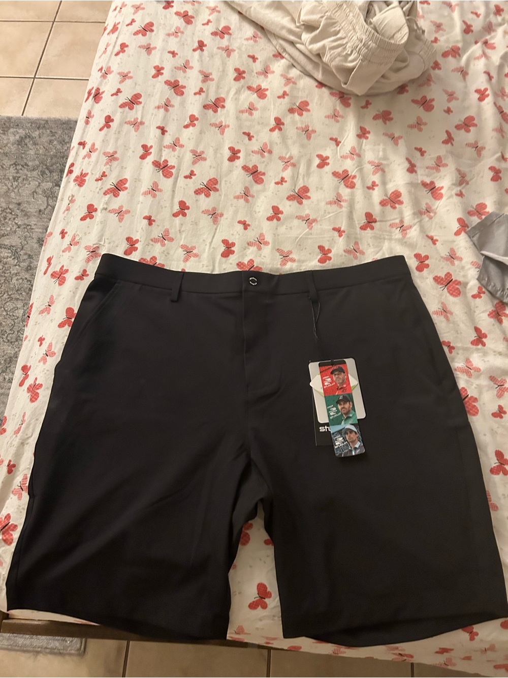 Liv Golf Team Fireballs Men's Black Shorts nwt 38